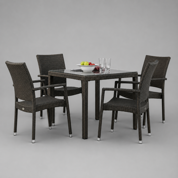Outdoor Wicker Dining Set