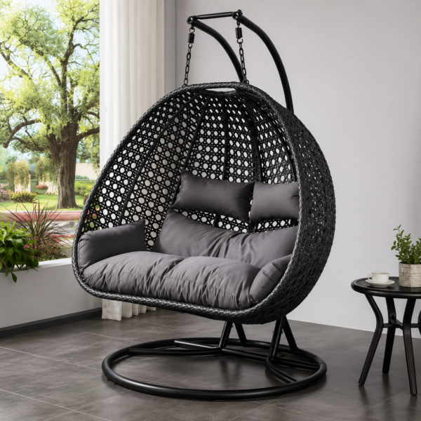 Double Hanging Egg Chair