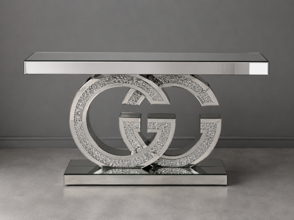 Luxury Crystal Console Table