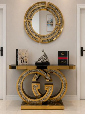 ChatGPT Image Jul 12, 2026, 11_49_41 AM Luxury Gold Console Table with Mirror