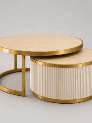 Modern Nesting Coffee Table Set