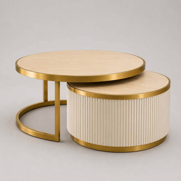 Modern Nesting Coffee Table Set