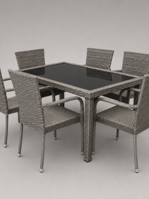 Outdoor Rattan Dining Set
