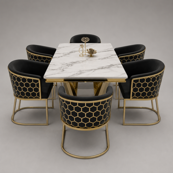 Luxury Marble Dining Set