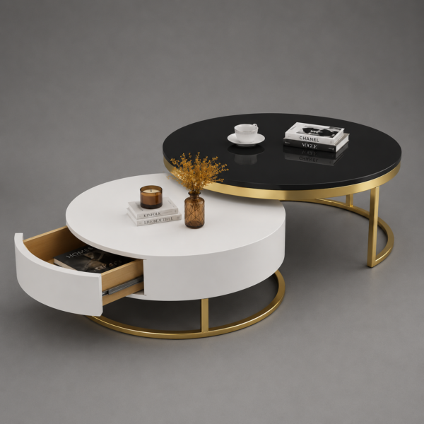Modern Nesting Coffee Table Set
