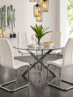 ChatGPT Image Jul 20, 2026, 10_51_01 AM Modern Glass Dining Set