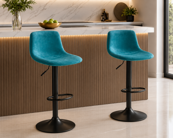 Modern Adjustable Bar Stools (Set of 2)