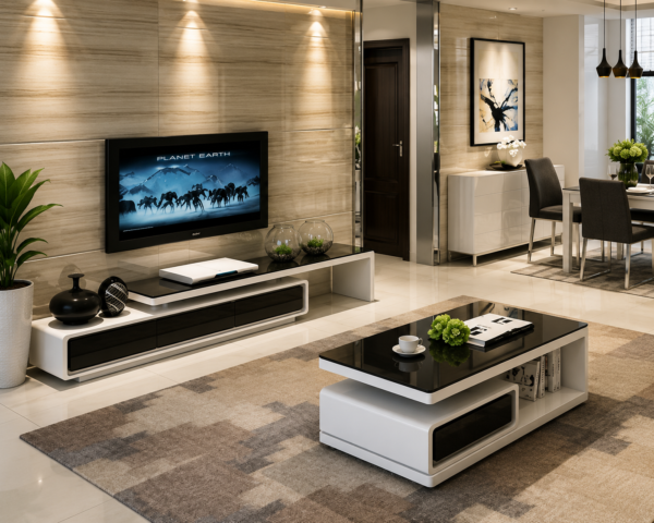ChatGPT Image Jul 20, 2026, 10_53_33 AM Modern TV Stand & Coffee Table Set