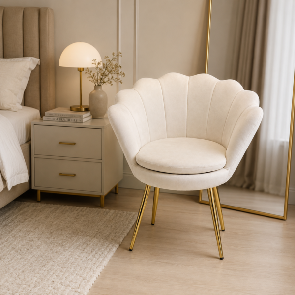 Tulip Velvet Accent Chair