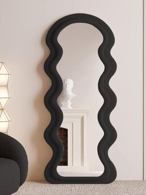 Modern Wavy Full-Length Mirror