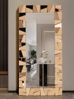 Glam Rectangle Full Length Floor Mirror