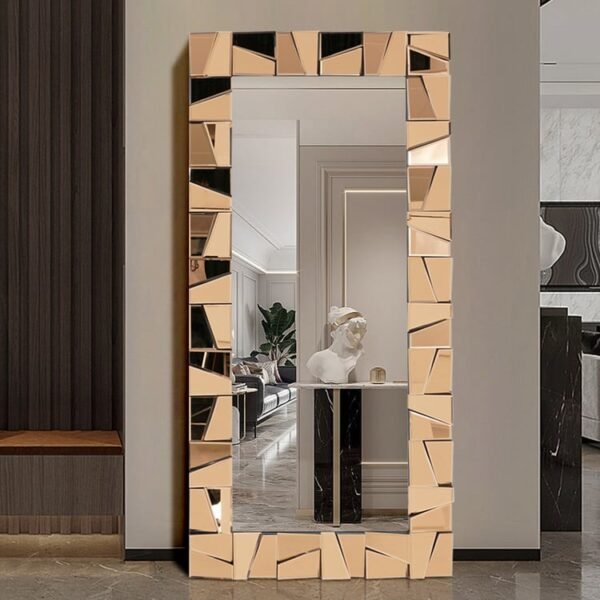 Glam Rectangle Full Length Floor Mirror