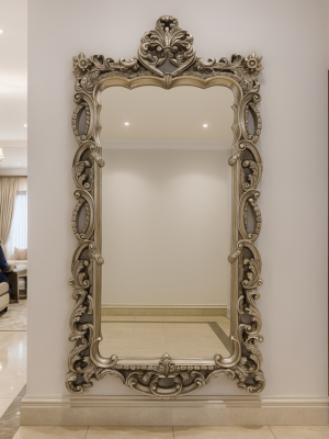 Antiqued Beveled Mirror