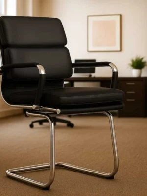 ofchair 5 Luca Pu Leather Visitors Office Chair