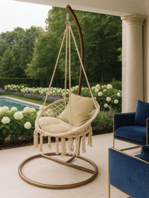 out 10 Lazio Hanging Chair with stand