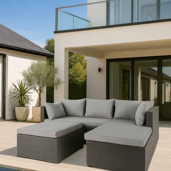 3 Piece Milan Outdoor Rattan Patio set