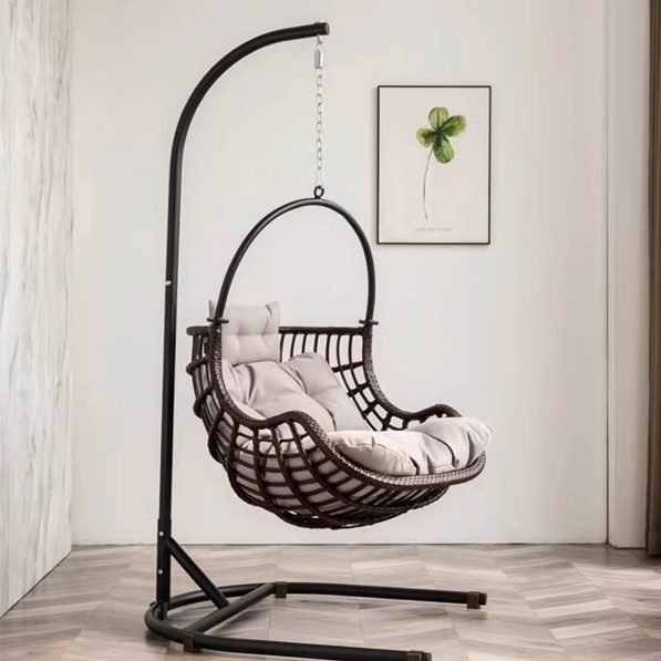 out 6 Lombard Rattan hanging chair