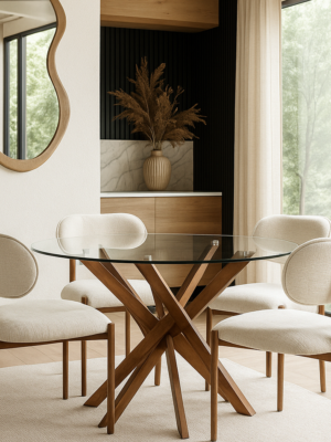 Luna 4 seater dining set
