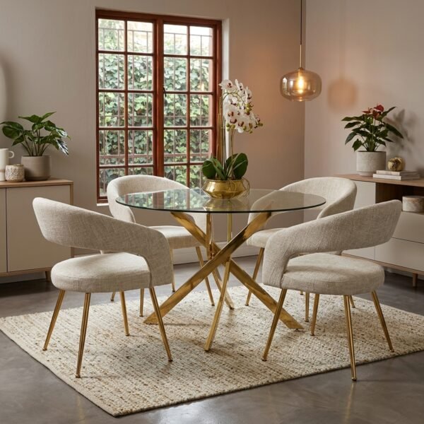 set 8 Embrace 4 seater dining set