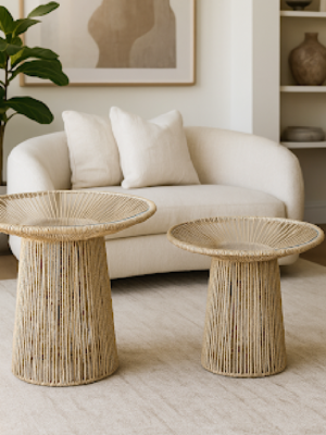 Bamboo Side Table