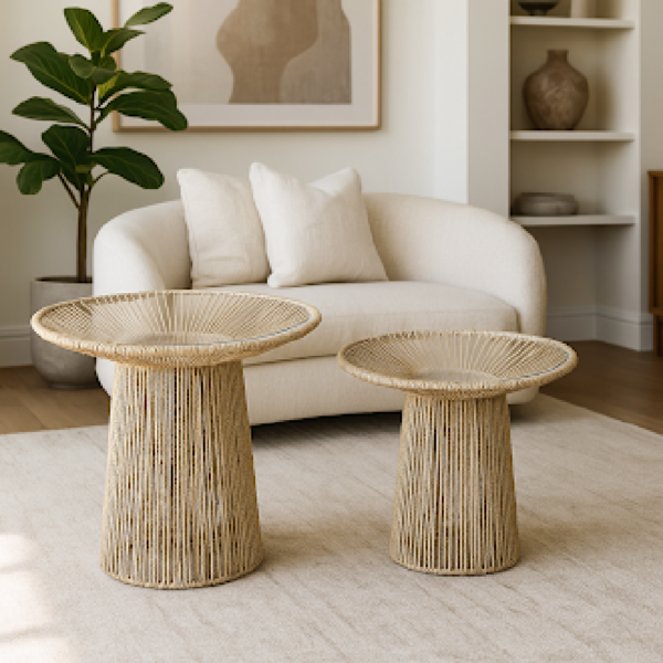 Bamboo Side Table