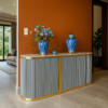 Viviana Grey Sideboard Table