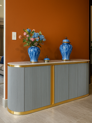 Viviana Grey Sideboard Table