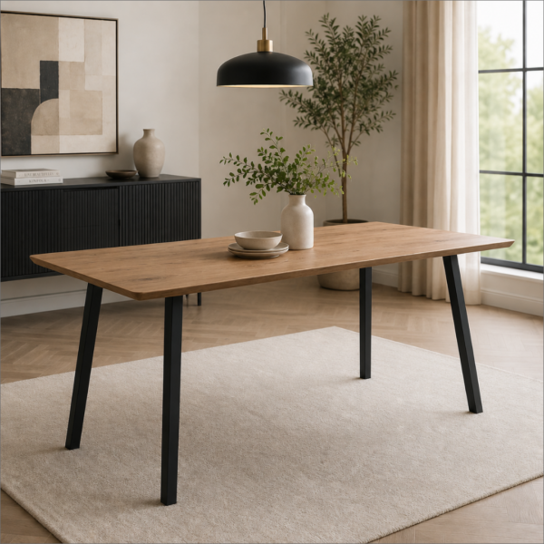 tab 3 Wooden rectangular kitchen table