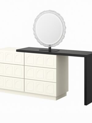 tab 4 Symmetry Six-Drawer Vanity Set