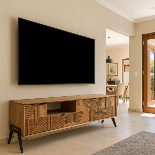 tv 10 Paris Acacia Wood Media Unit