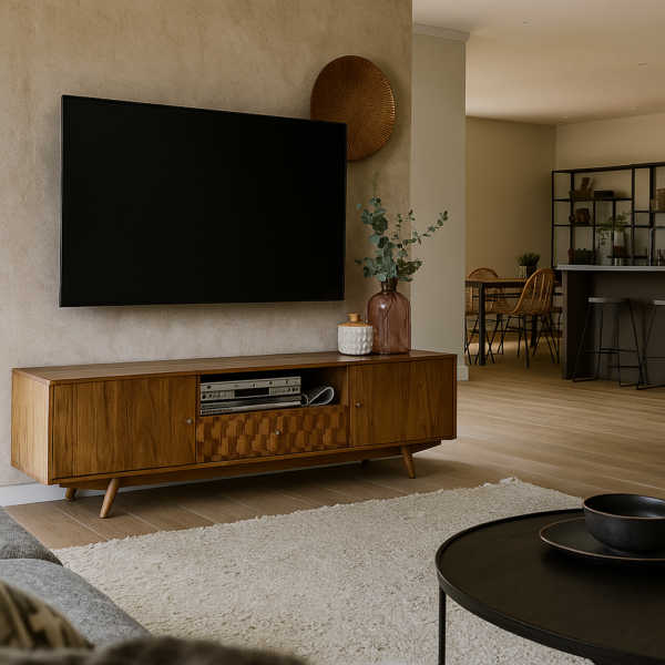 Jayson Mango Wood Media Unit