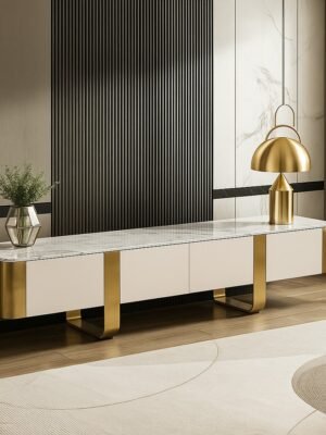 tv 5 Midas Gold TV Stand