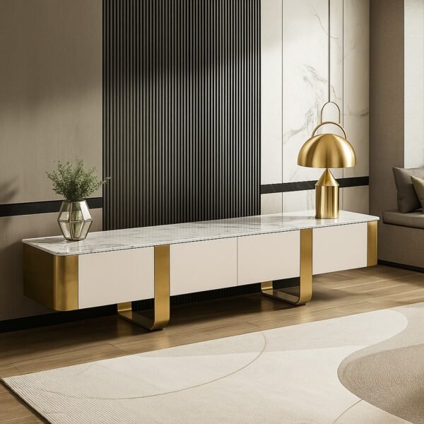 tv 5 Midas Gold TV Stand